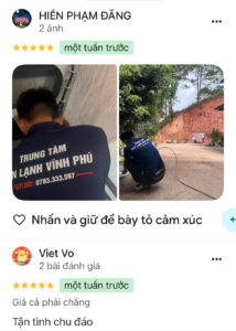 Đánh giá của khách hàng về Điện lạnh Đà Lạt Vĩnh Phú